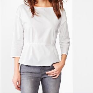 Gorgeous White GAP XL Dressy Peplum Top